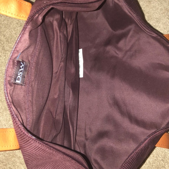 Weekender or gym bag Burgundy Corduroy - Picture 4 of 5
